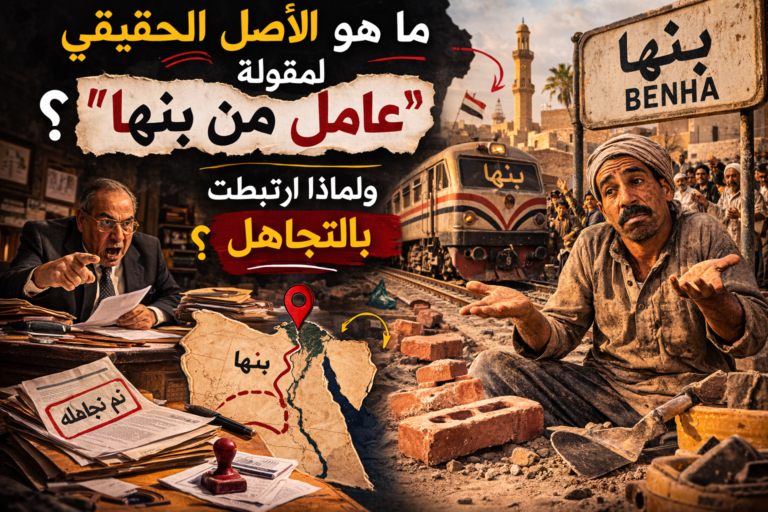 العبقرية في الخداع: ما هو الأصل الحقيقي لمقولة “عامل من بنها”؟ ولماذا ارتبطت بالتجاهل؟